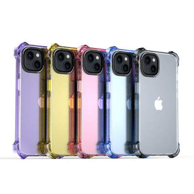 Bordas reforçadas da caixa com brilho para iPhone 13