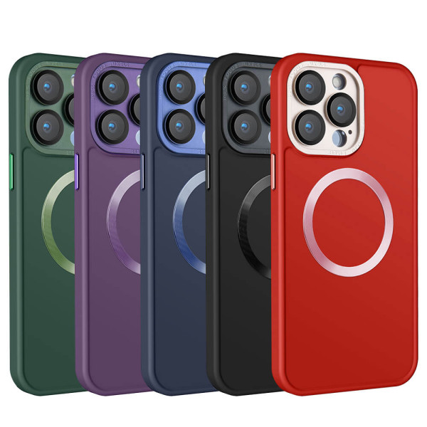 Funda MagSafe Semirigido color sólido para iPhone 14 Plus