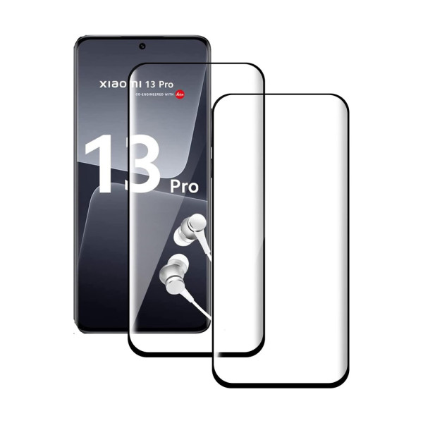 Vidro temperado com cola completa curvo 9H para Xiaomi Mi 13 Pro