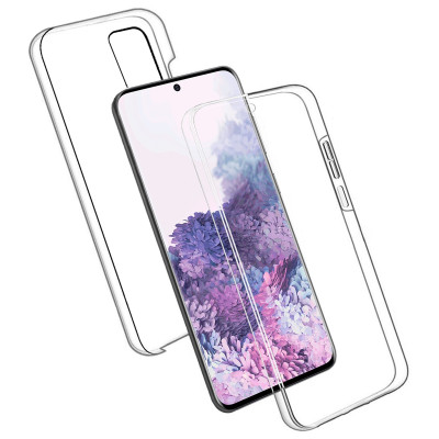 Estojo transparente frente e verso para Samsung S21 FE