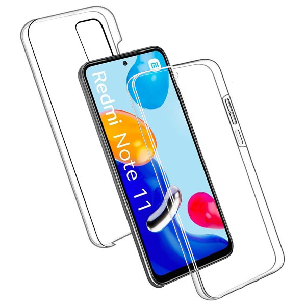 Funda Transparente De Doble Cara Para Xiaomi Redmi Note 11 4G / Note 11S