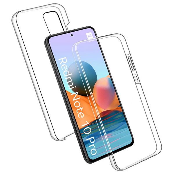 Funda Transparente De Doble Cara Para Xiaomi Redmi Note 10 Pro / Note 10 Pro Max 4G