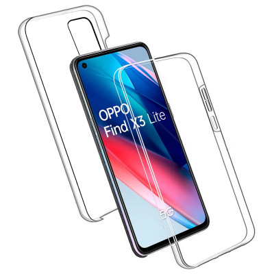 Double-sided Transparent Case for Oppo A57 / A77 5G / A77S 4G