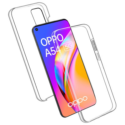 Funda Transparente De Doble Cara Para Oppo A54 5G / A74 5G / A93 5G