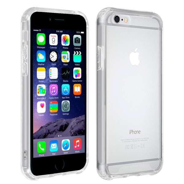 Funda Rígida Transparente Antigolpe Para iPhone 6
