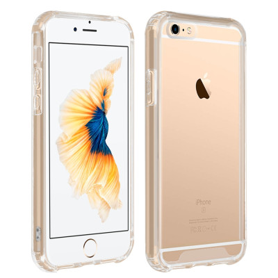 Funda Rígida Transparente Antigolpe Para iPhone 6 Plus