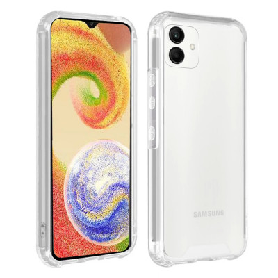 Estojo rígido transparente para Samsung Galaxy A04E