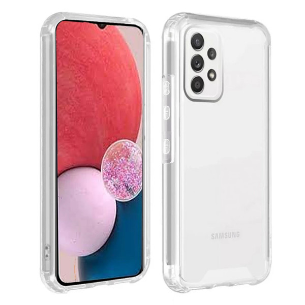 Estojo rígido transparente à prova de choque para Samsung Galaxy A14 5G