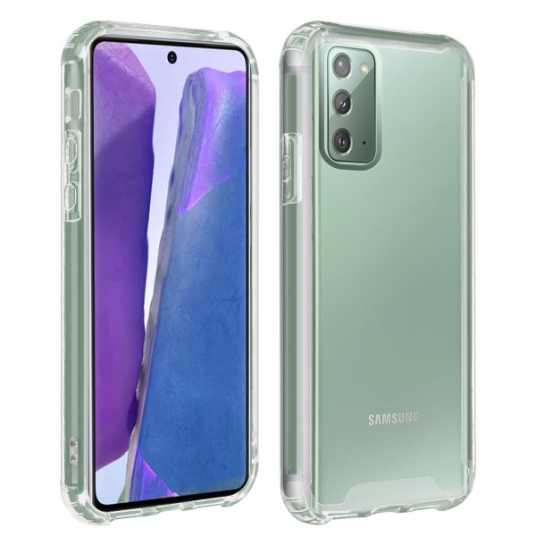Estojo rígido transparente à prova de choque para Samsung Note 20