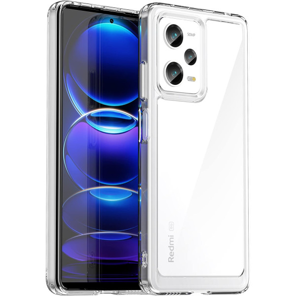 Funda Rígida Transparente Antigolpe Para Xiaomi PocoPhone X5 / Redmi Note 12 5G