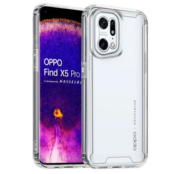 Estojo rígido transparente à prova de choque para Xiaomi PocoPhone X5 Pro