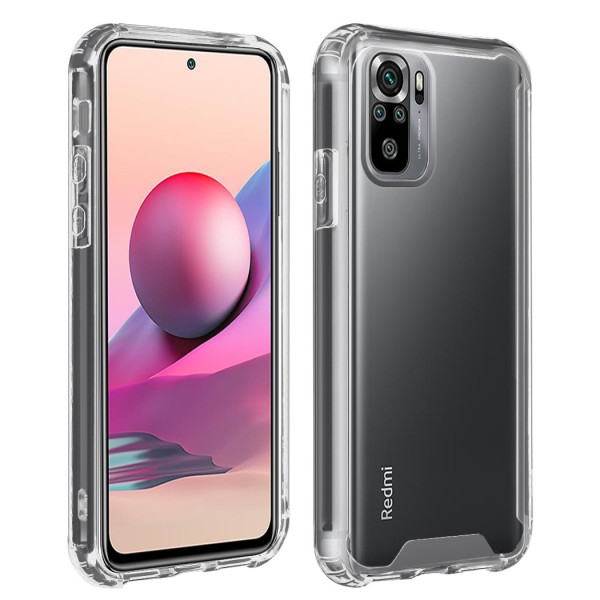 Shockproof Transparent Hard Case for Xiaomi Redmi Note 10 / 10S