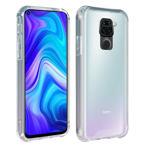 Shockproof Transparent Hard Case for Xiaomi Redmi Note 9 4G