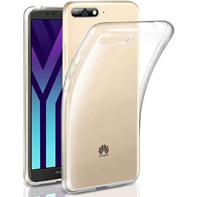 Funda Silicona Transparente TPU 2.0 para Huawei Y6 2018 / Honor 7A