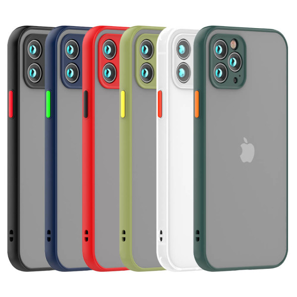 Funda Mate translucida antideslizante para iPhone 12 Pro Max